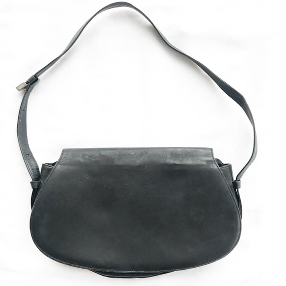 Charles Jourdan Handbags - Charles Jourdan black leather handbag.